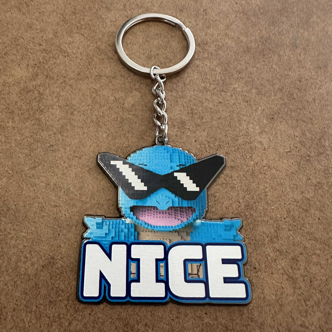 Hydro Turtle "Nice" Keychain [Limited Time Gift] built with LEGO® bricks - by Bricker Builds