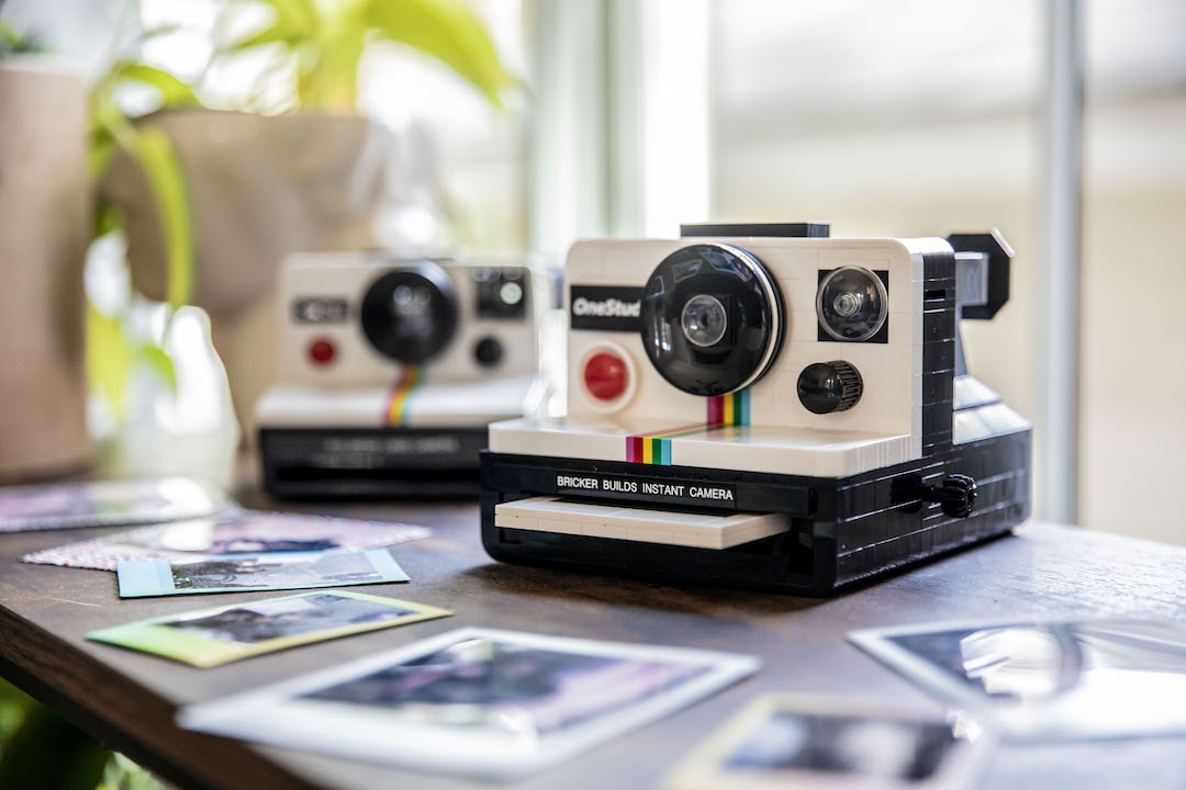 Retro Instant Camera Life-Sized Replica built with LEGO® bricks - by Bricker Builds