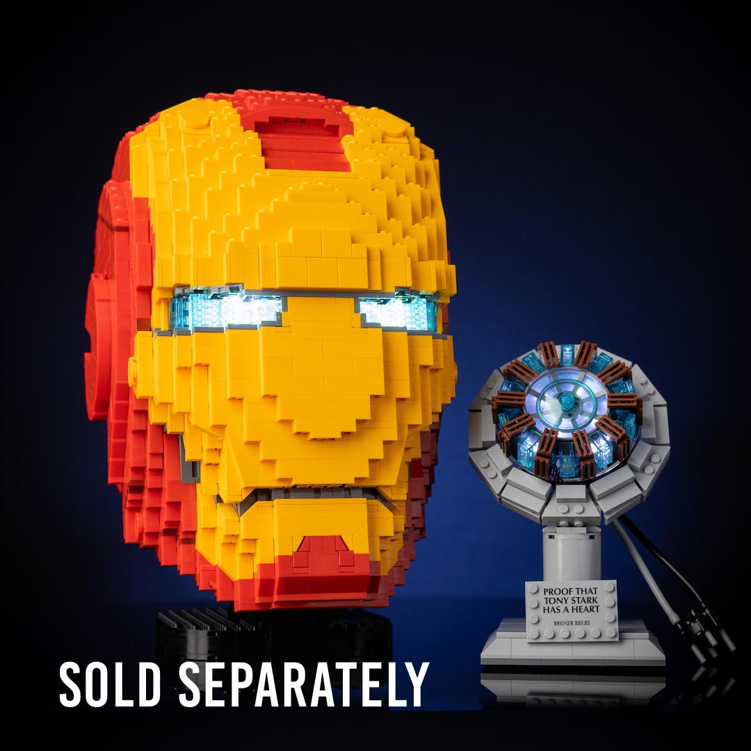 Tony Stark's Arc Reactor Life-Sized Replica built with LEGO® bricks - by Bricker Builds