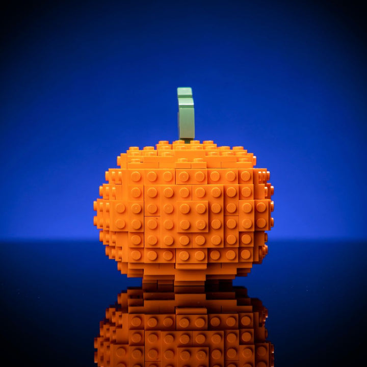 Jack-o-Lantern built with LEGO® bricks - by Bricker Builds