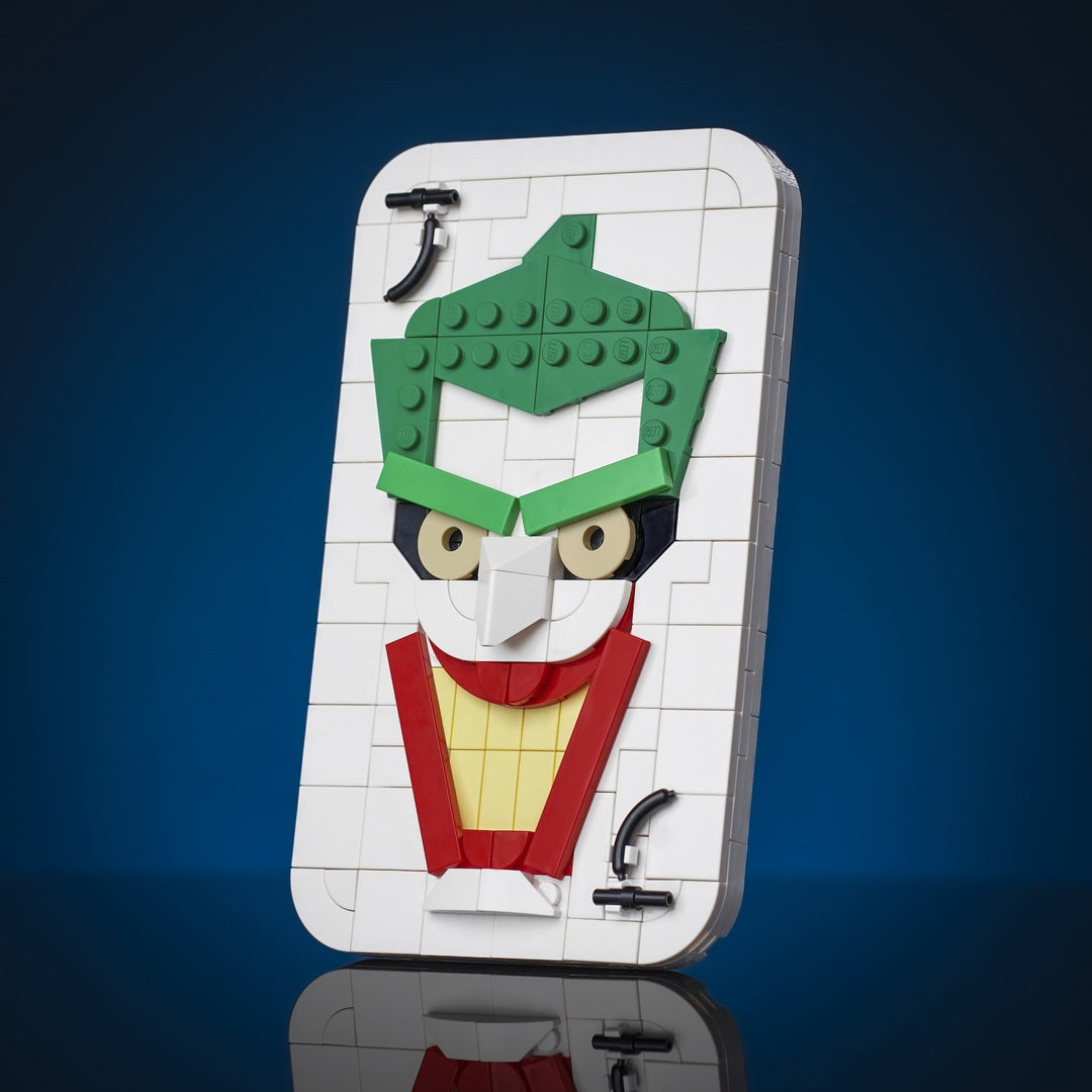 Joker Playing Card Replica Made of LEGO® Bricks By Bricker Builds
