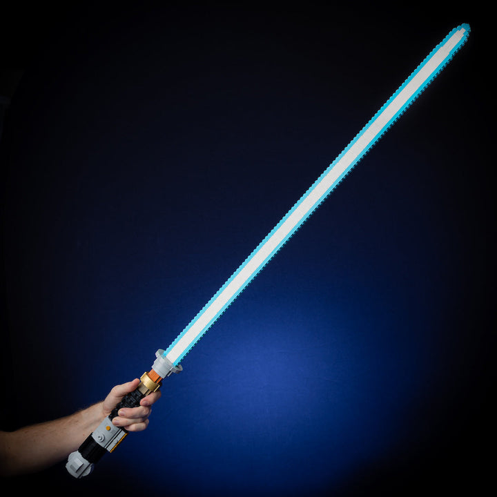 Kenobi's Saber Life-Sized Replica built with LEGO® bricks - by Bricker Builds