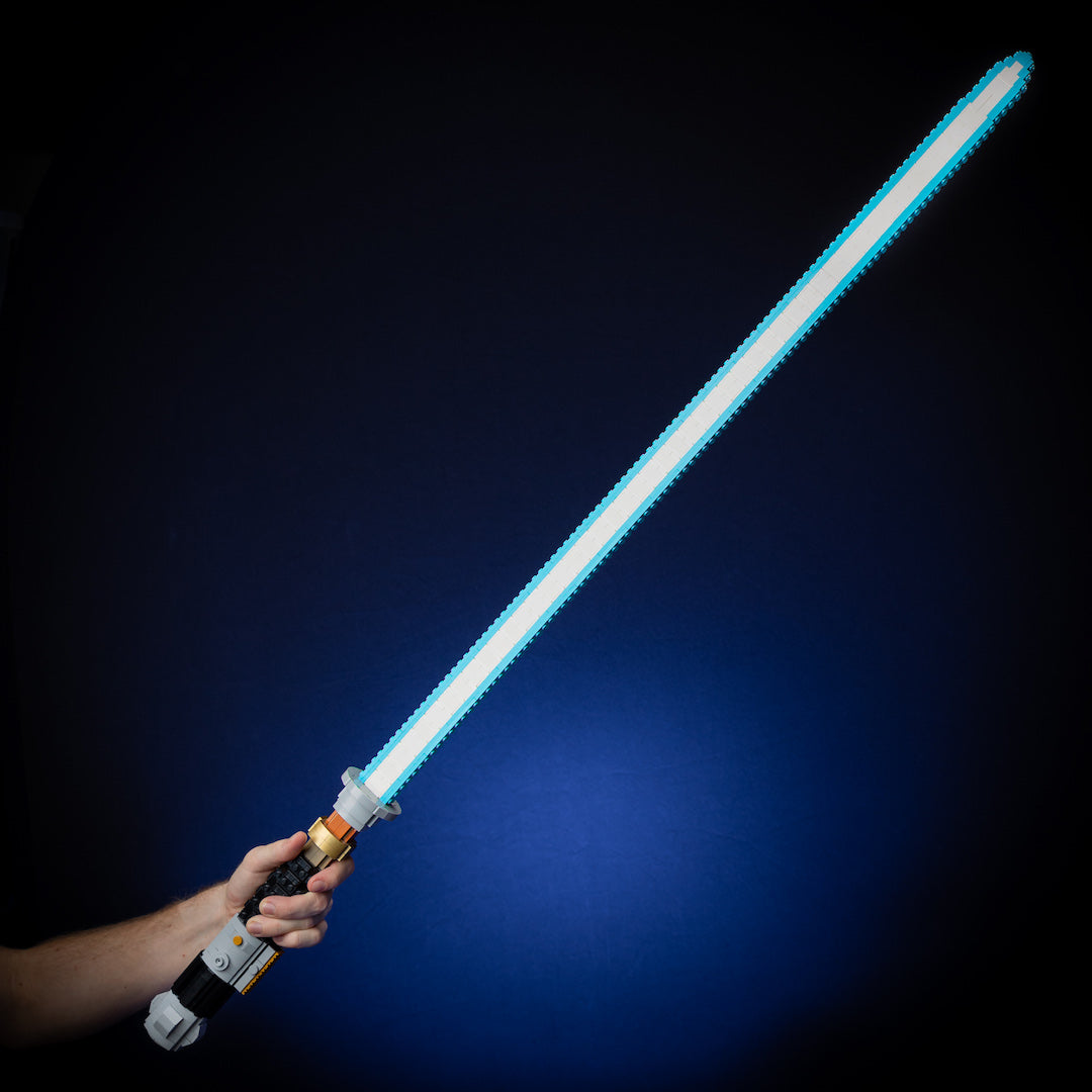 Kenobi's Saber Life-Sized Replica built with LEGO® bricks - by Bricker Builds