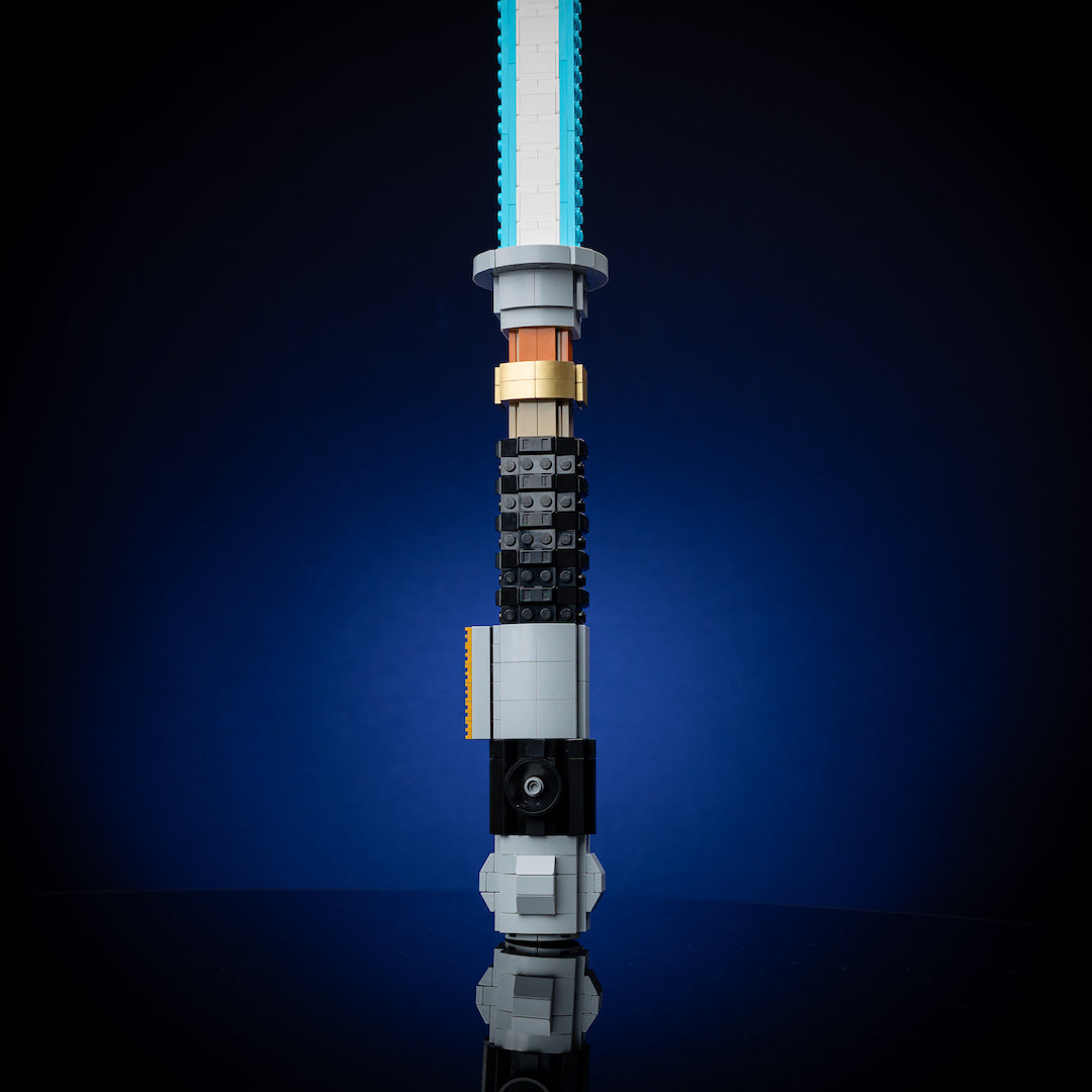Kenobi's Saber Life-Sized Replica built with LEGO® bricks - by Bricker Builds
