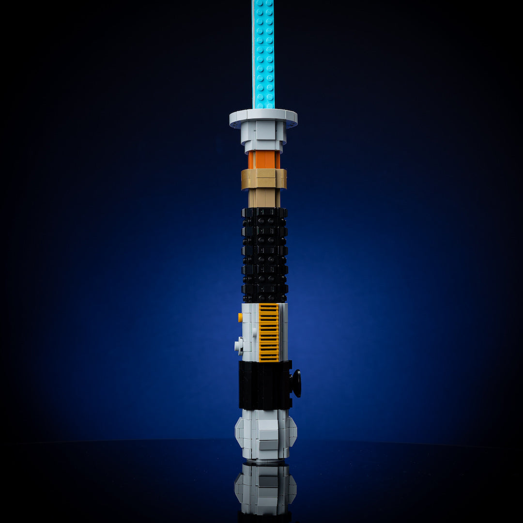 Kenobi's Saber Life-Sized Replica built with LEGO® bricks - by Bricker Builds