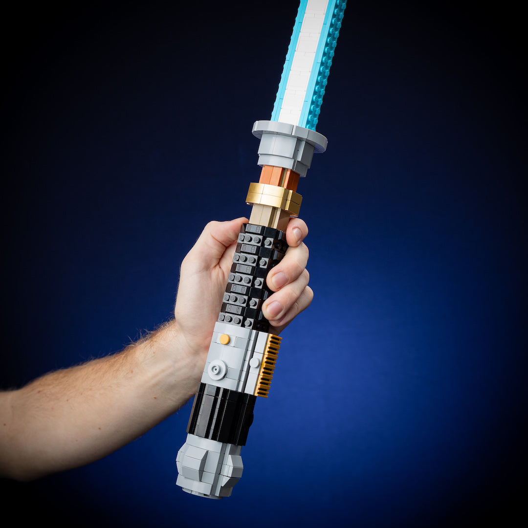 Kenobi's Saber Life-Sized Replica built with LEGO® bricks - by Bricker Builds