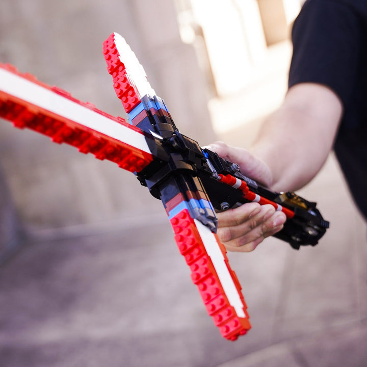 Kylo's Saber Life-Sized Replica built with LEGO® bricks - by Bricker Builds