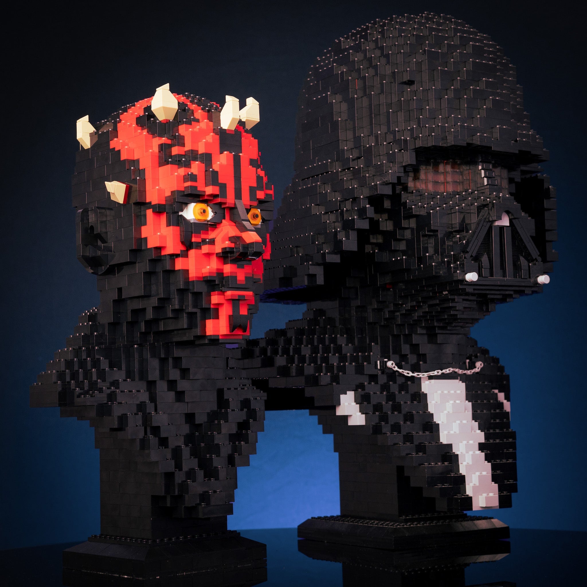 midt i intetsteds kubiske Bevis Dark Lord Maul Bust | Build It Yourself with LEGO® – Bricker Builds