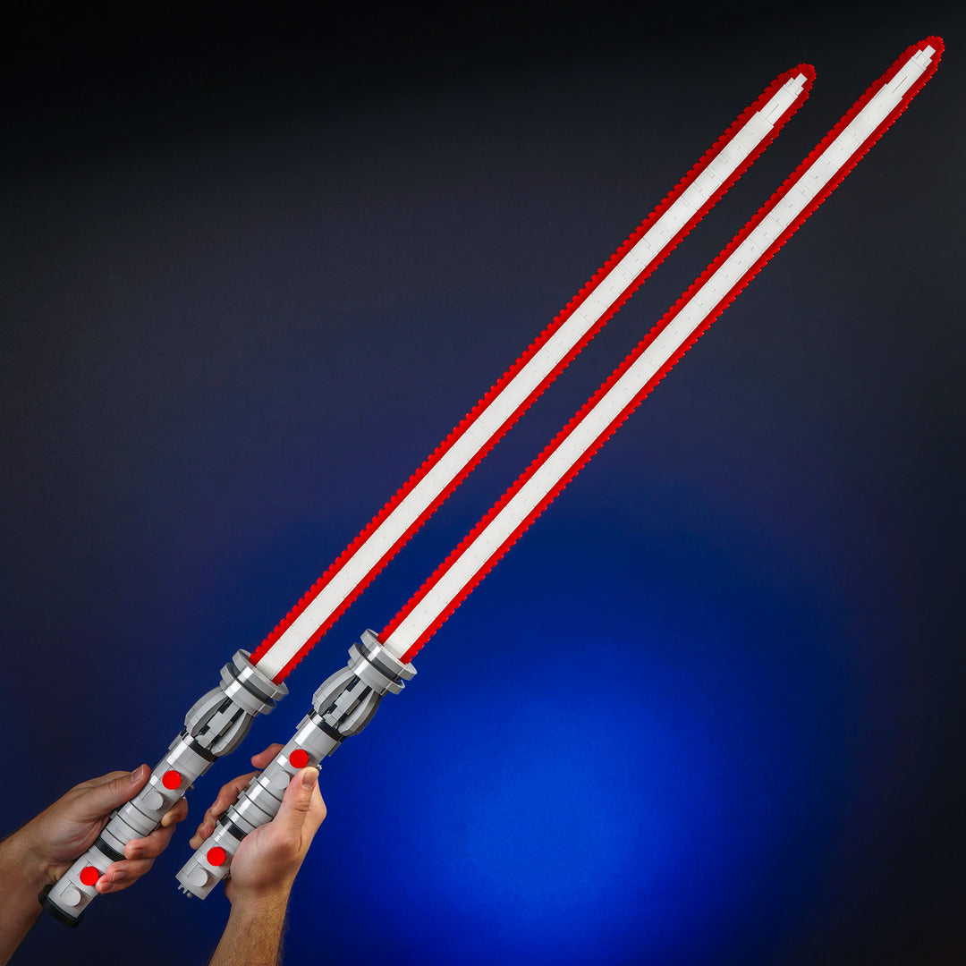 Lord Maul's Sabers made by Bricker Builds built with LEGO Bricks 