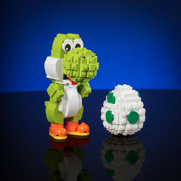 Mini Italian Dinosaur made of LEGO® bricks by Bricker Builds with Mini Dino Egg