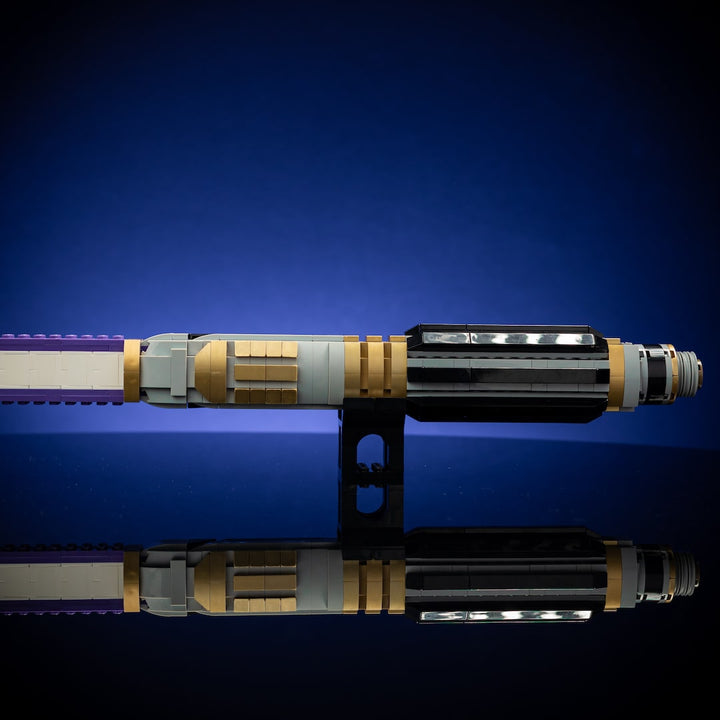 Windu's Saber Life-Sized Replica built with LEGO® bricks - by Bricker Builds