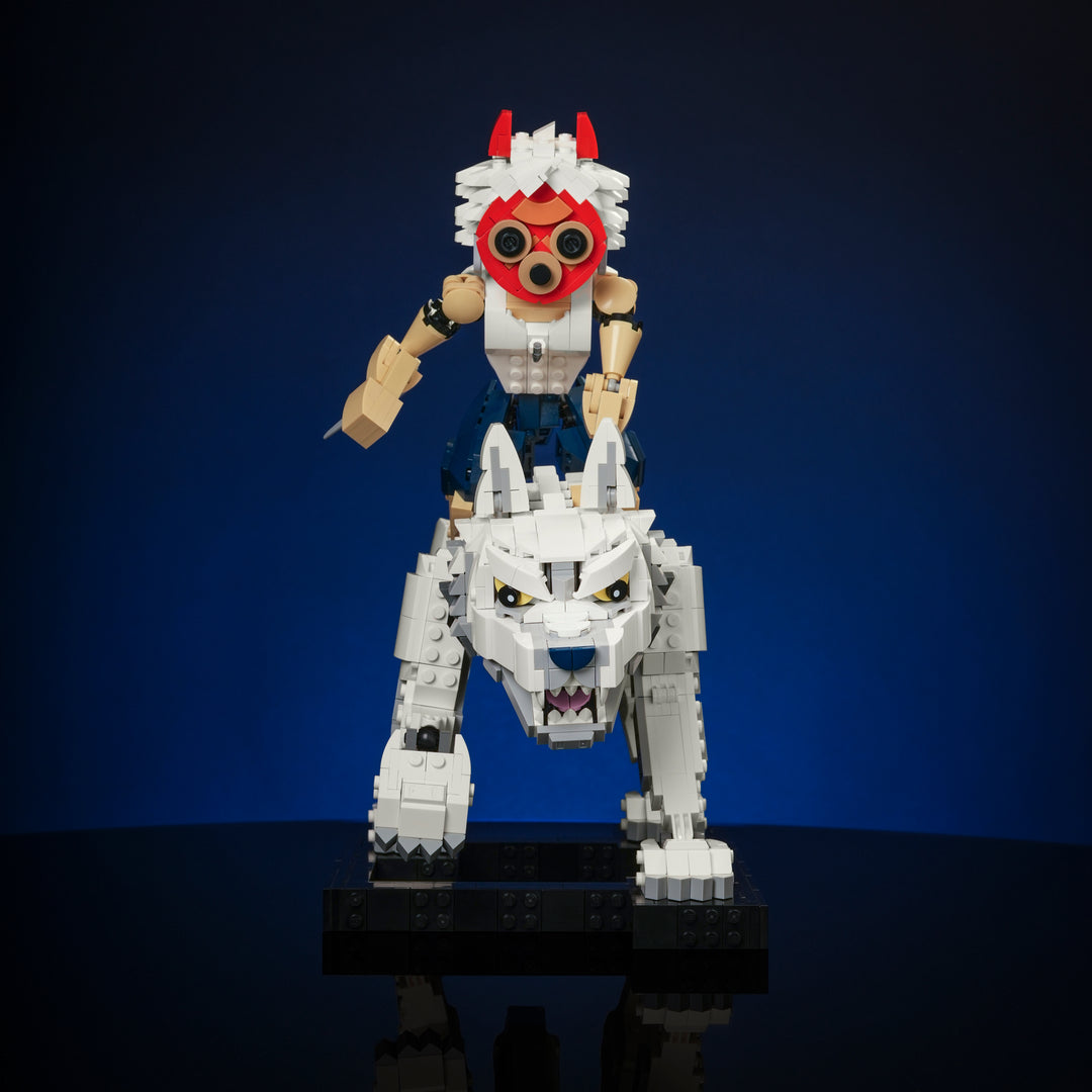 Masked Princess & Wolf Statuette Instructions - Bricker Builds