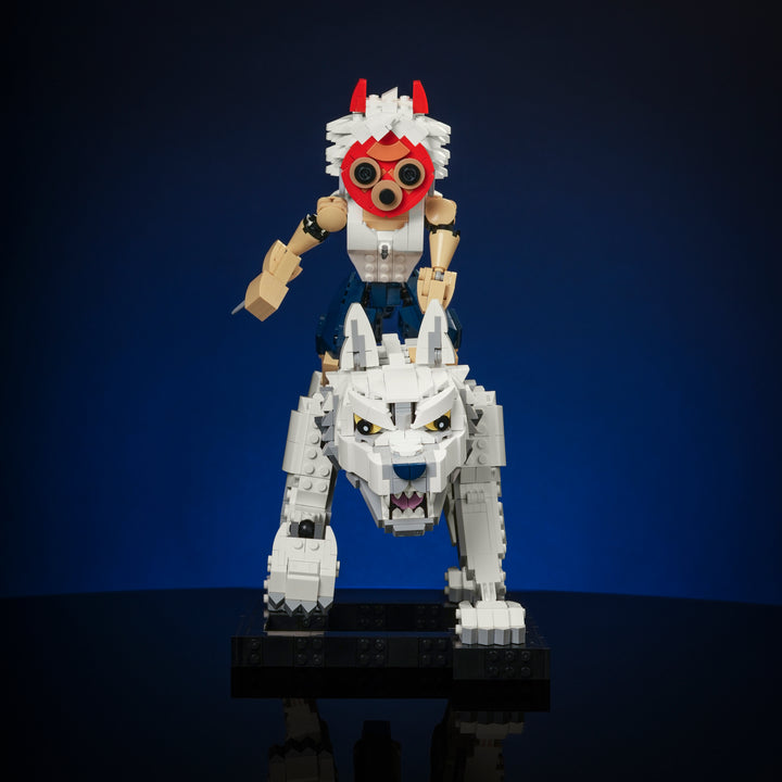 Masked Princess & Wolf Statuette Instructions - Bricker Builds