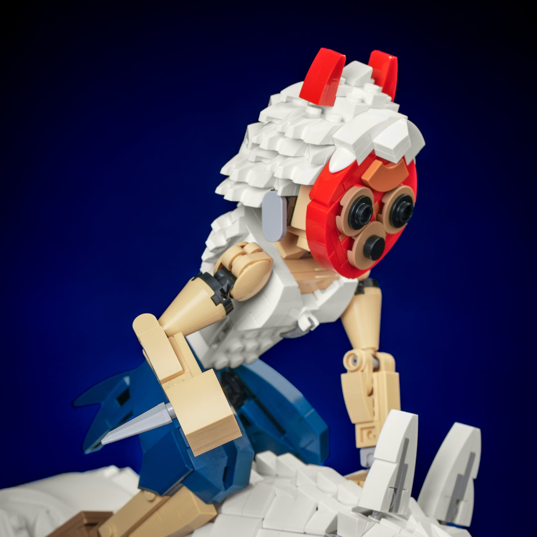 Masked Princess & Wolf Statuette Instructions - Bricker Builds