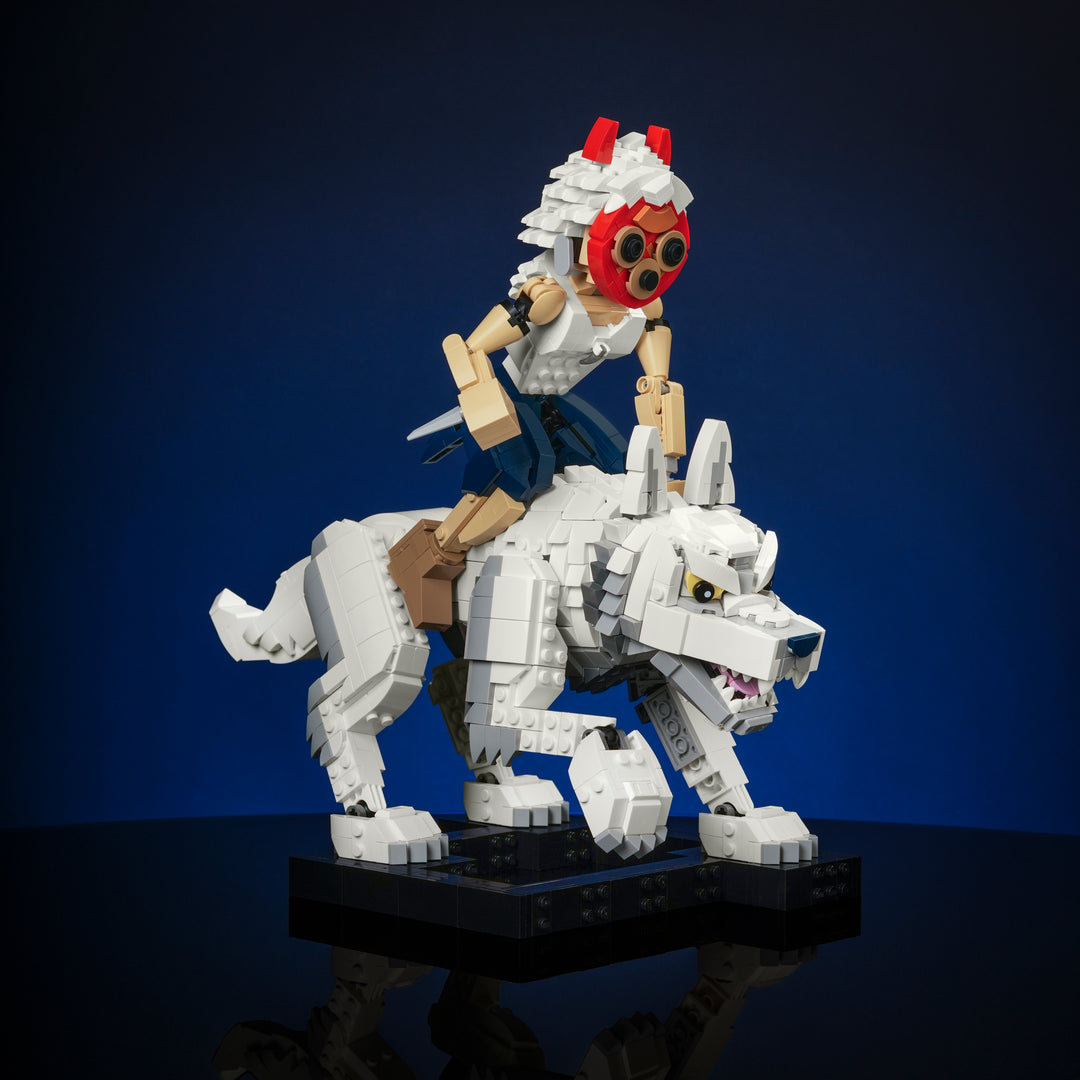 Masked Princess & Wolf Statuette Instructions - Bricker Builds