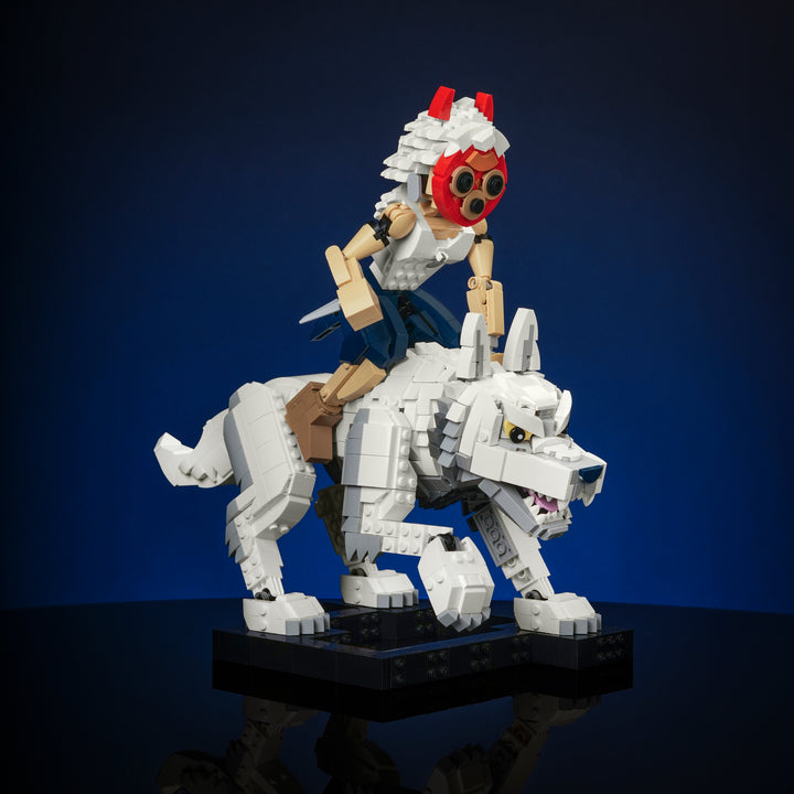 Masked Princess & Wolf Statuette Instructions - Bricker Builds