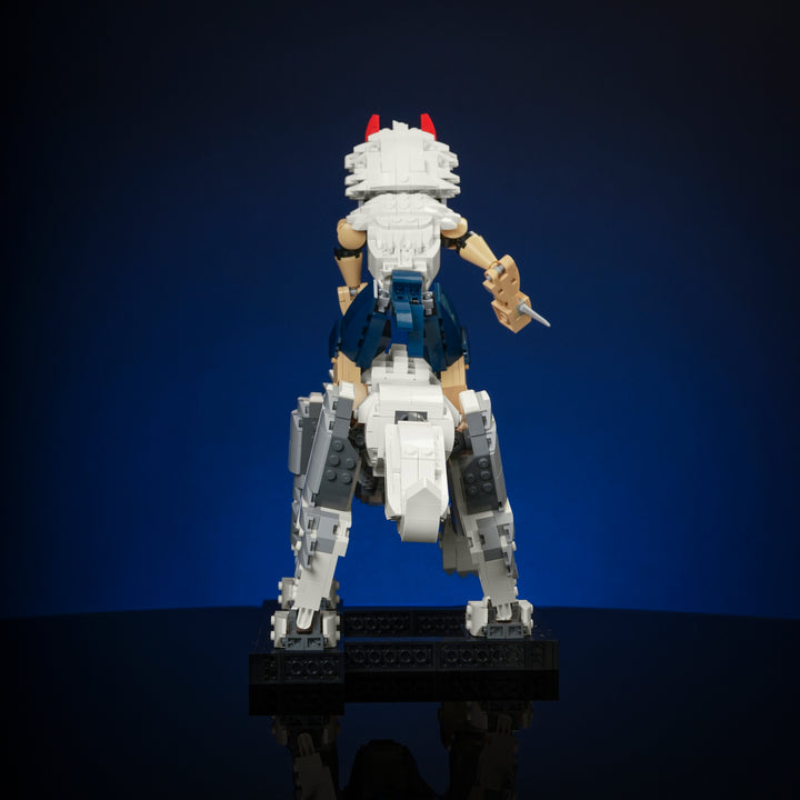 Masked Princess & Wolf Statuette Instructions - Bricker Builds