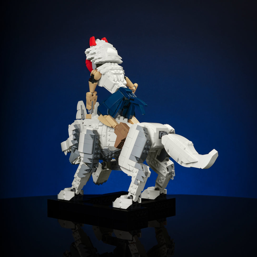 Masked Princess & Wolf Statuette Instructions - Bricker Builds