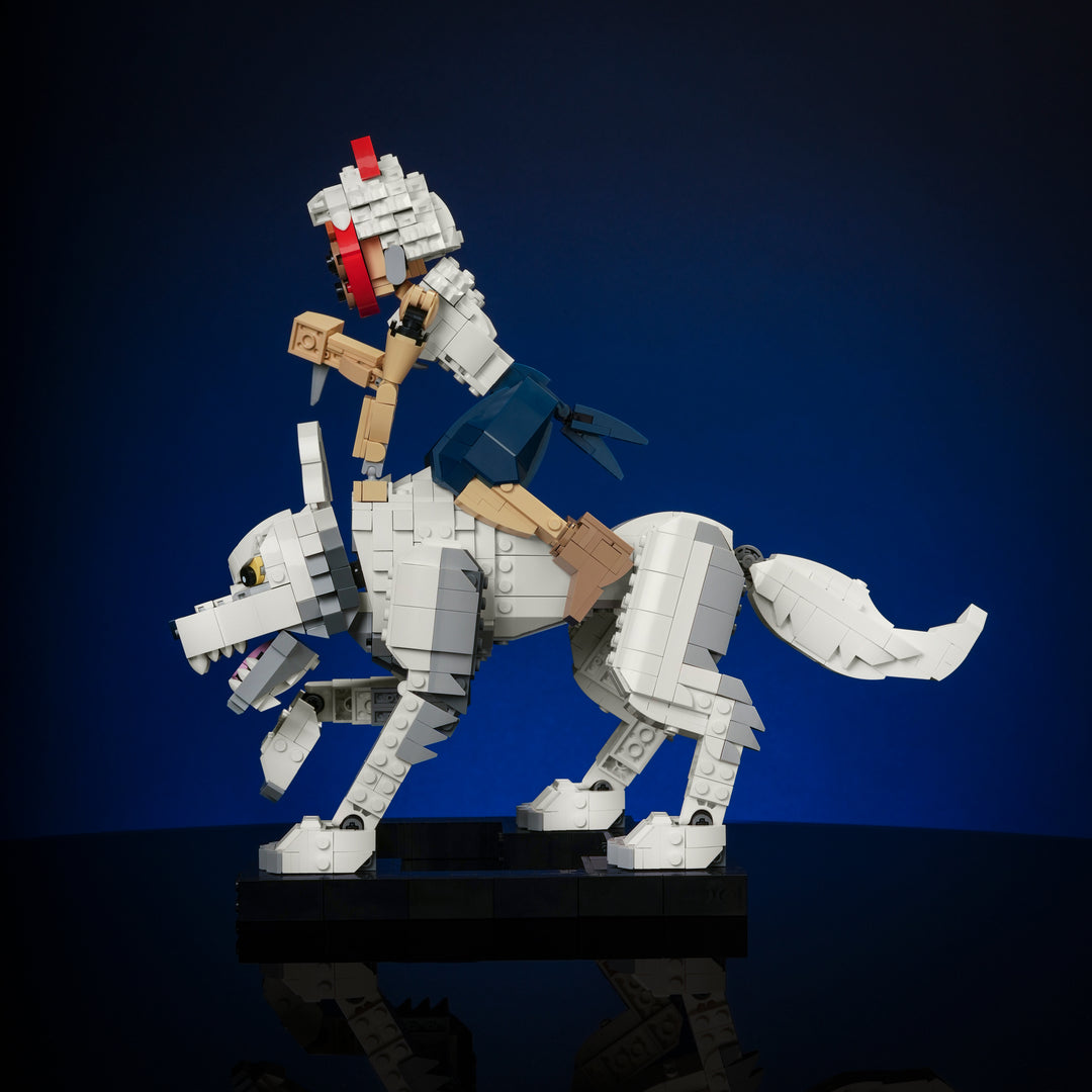 Masked Princess & Wolf Statuette Instructions - Bricker Builds