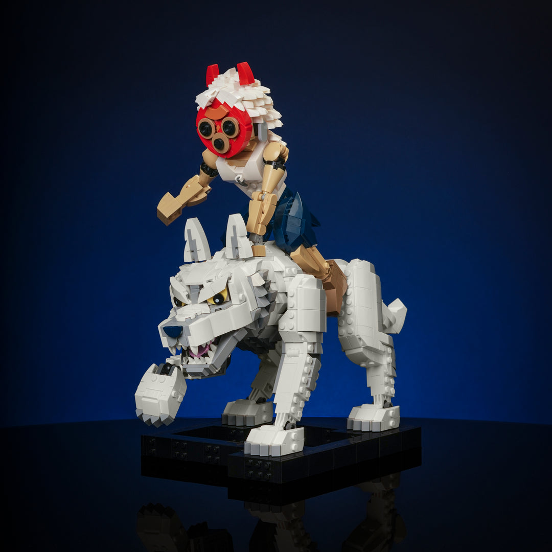 Masked Princess & Wolf Statuette Instructions - Bricker Builds
