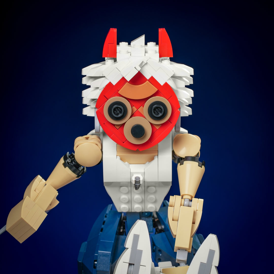 Masked Princess & Wolf Statuette Instructions - Bricker Builds