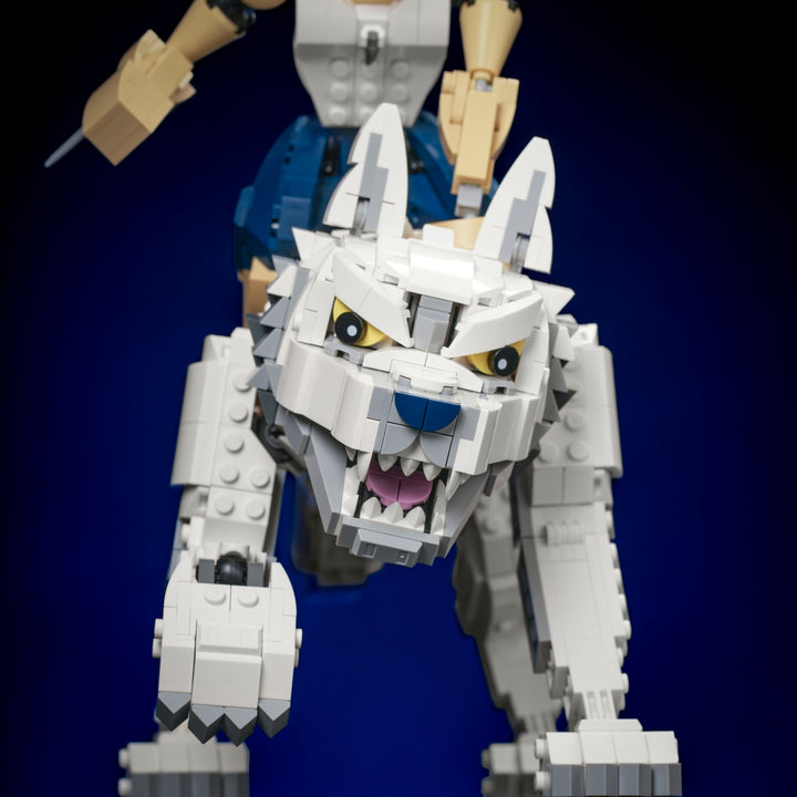 Masked Princess & Wolf Statuette Instructions - Bricker Builds