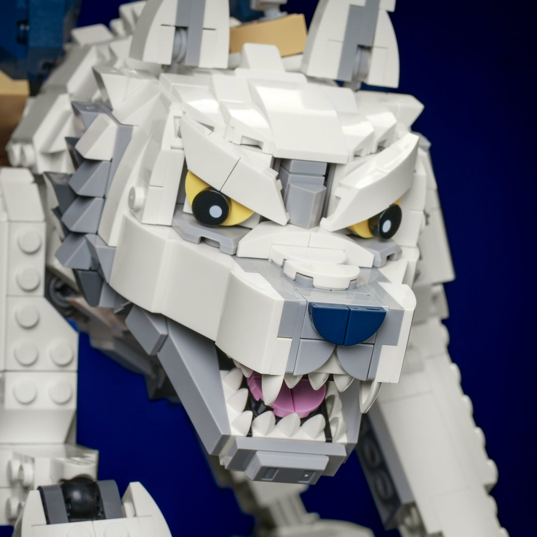 Masked Princess & Wolf Statuette Instructions - Bricker Builds