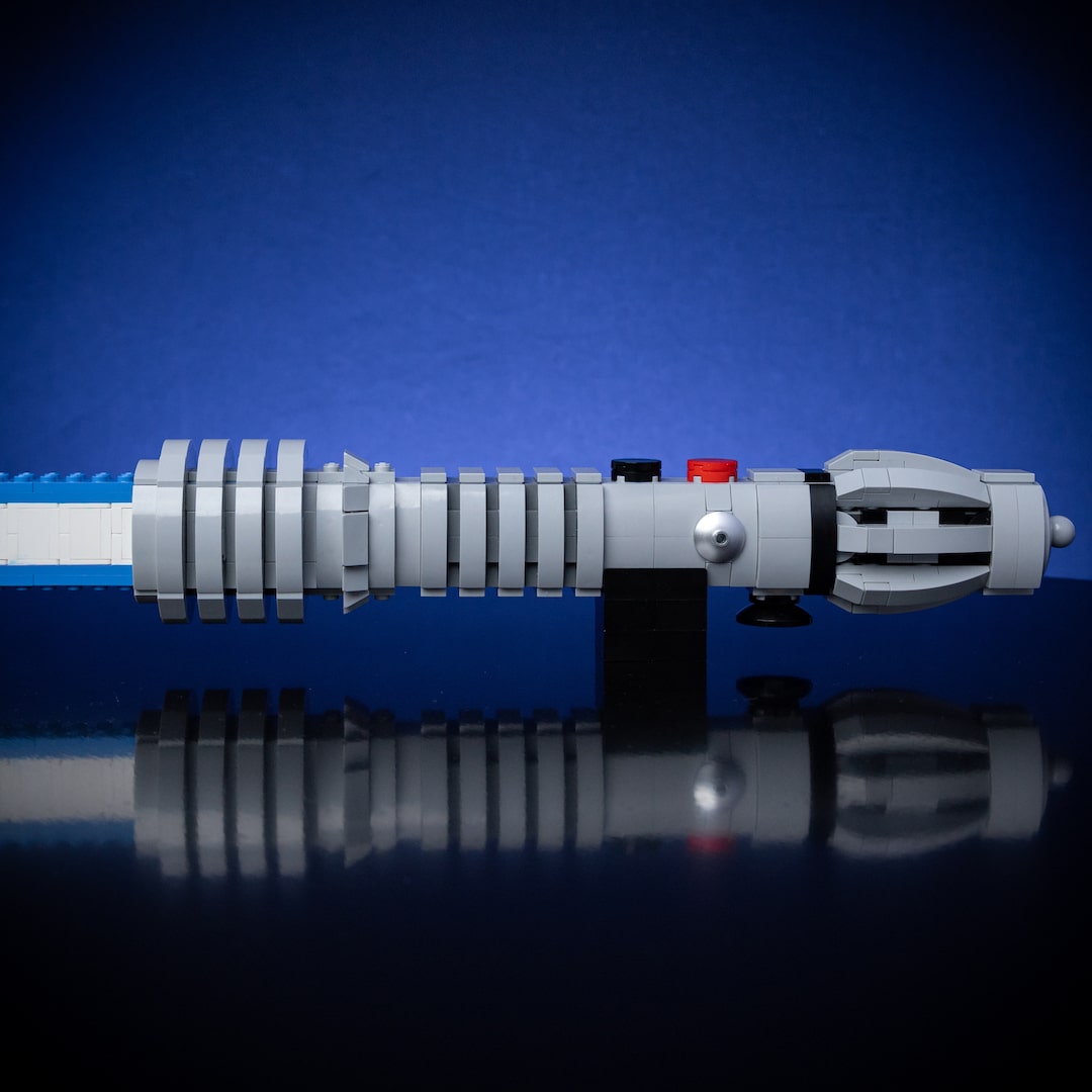 Master Plo's Saber Life-Sized Replica built with LEGO® bricks - by Bricker Builds