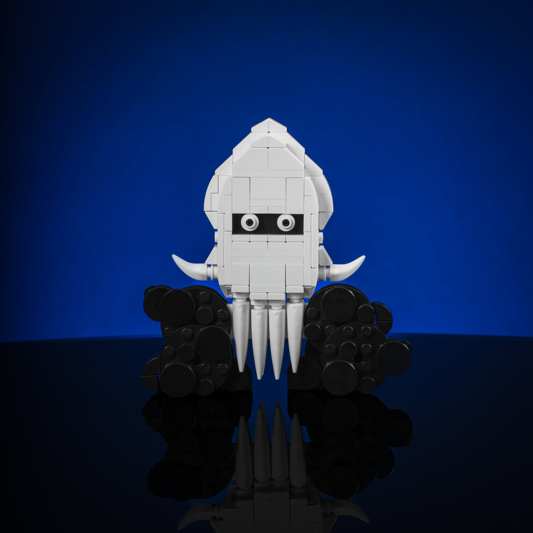 Mini Angry Squid made of LEGO bricks by Bricker Builds