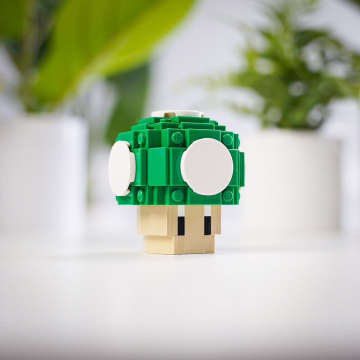 Mini Green Mushroom made of LEGO® bricks by Bricker Builds