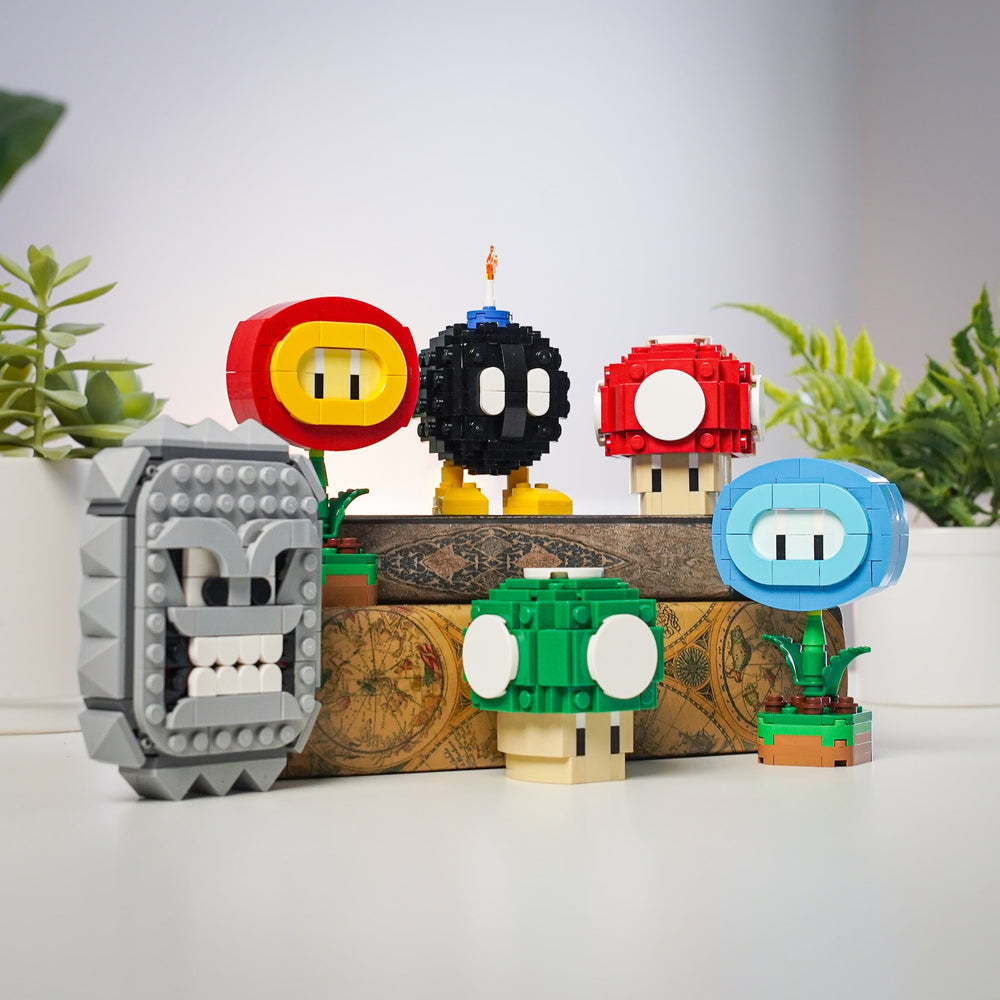 Mini Angry Bomb built with LEGO® bricks - by Bricker Builds