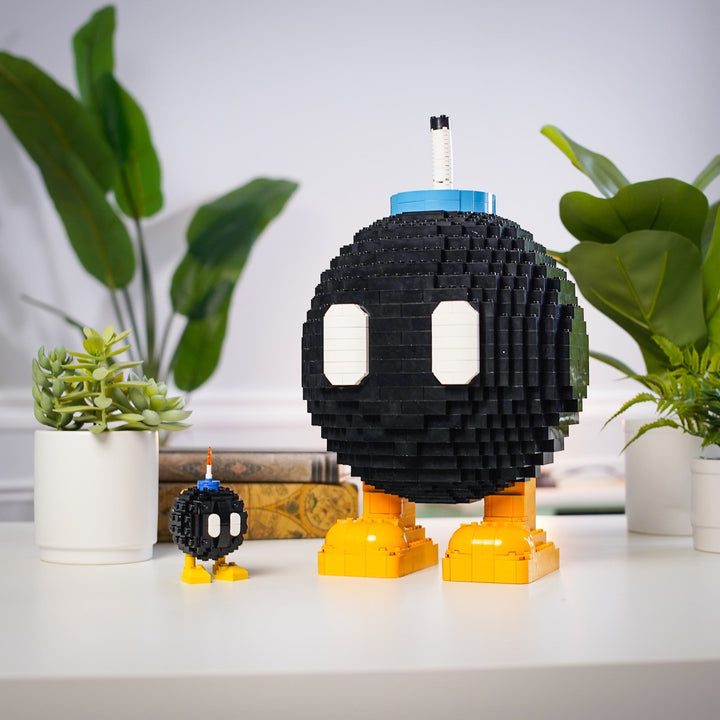 Mini Angry Bomb built with LEGO® bricks - by Bricker Builds