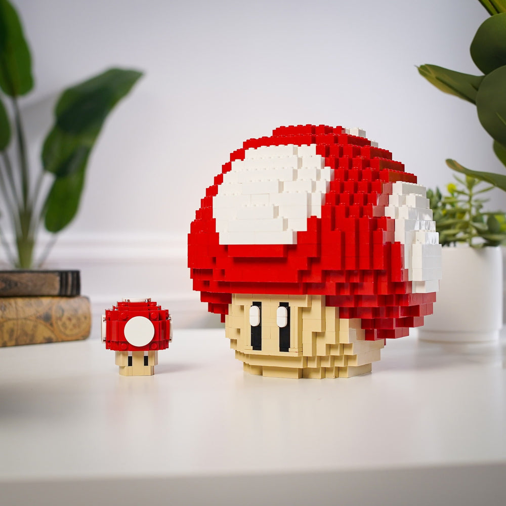 [Exclusive] Mini Red Mushroom built with LEGO® bricks - by Bricker Builds