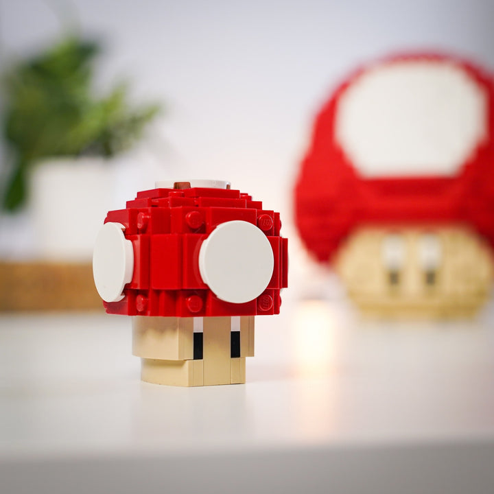 [Exclusive] Mini Red Mushroom built with LEGO® bricks - by Bricker Builds