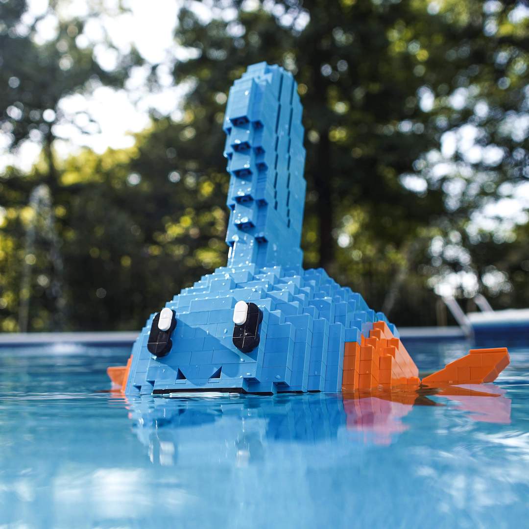 Mud Fish Life-Sized Sculpture built with LEGO® bricks - by Bricker Builds