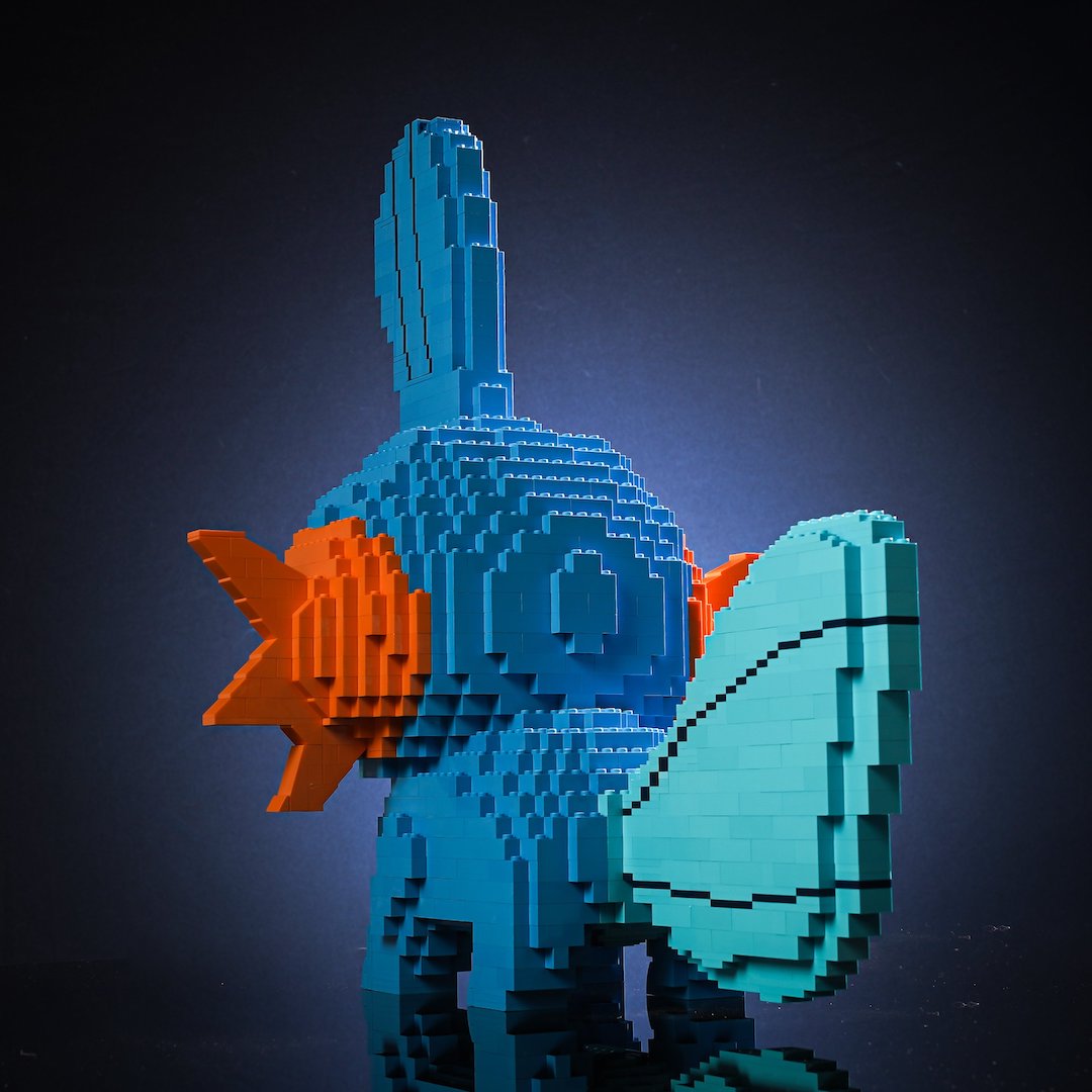 Mud Fish Life-Sized Sculpture built with LEGO® bricks - by Bricker Builds