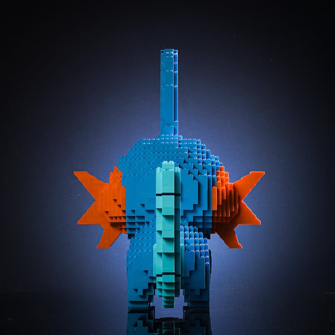 Mud Fish Life-Sized Sculpture built with LEGO® bricks - by Bricker Builds