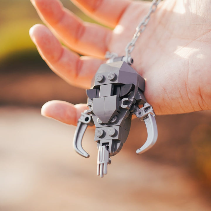 Mythosaur Pendant built with LEGO® bricks - by Bricker Builds