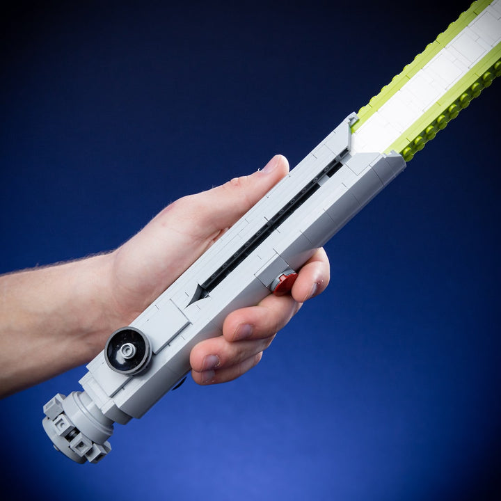 Padawan Tano's Sabers Life-Sized Replicas built with LEGO® bricks - by Bricker Builds