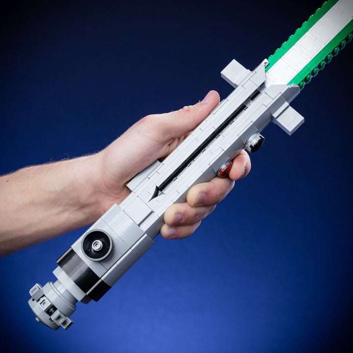 Padawan Tano's Sabers Life-Sized Replicas built with LEGO® bricks - by Bricker Builds