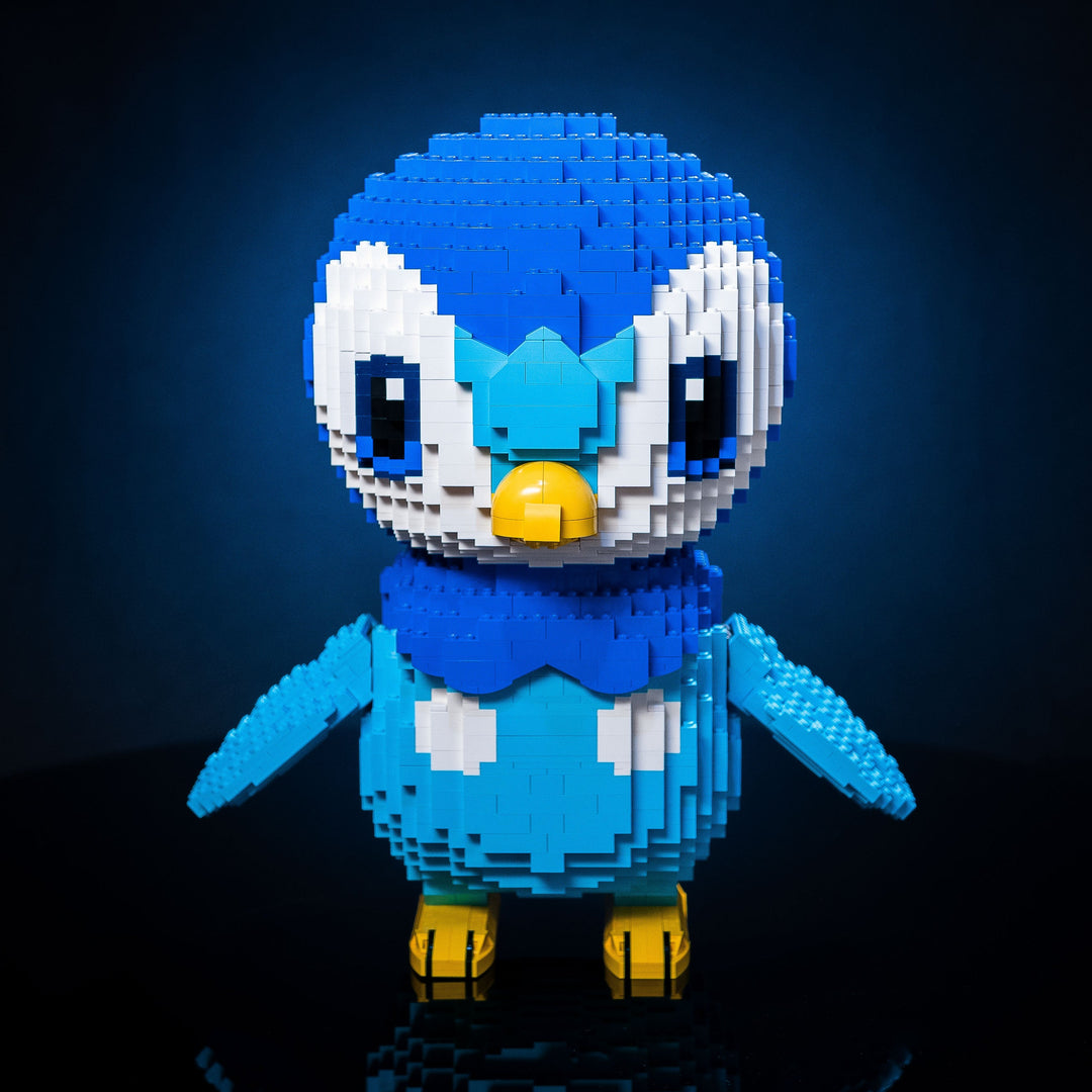 Proud Penguin Life-Sized Sculpture built with LEGO® bricks - by Bricker Builds