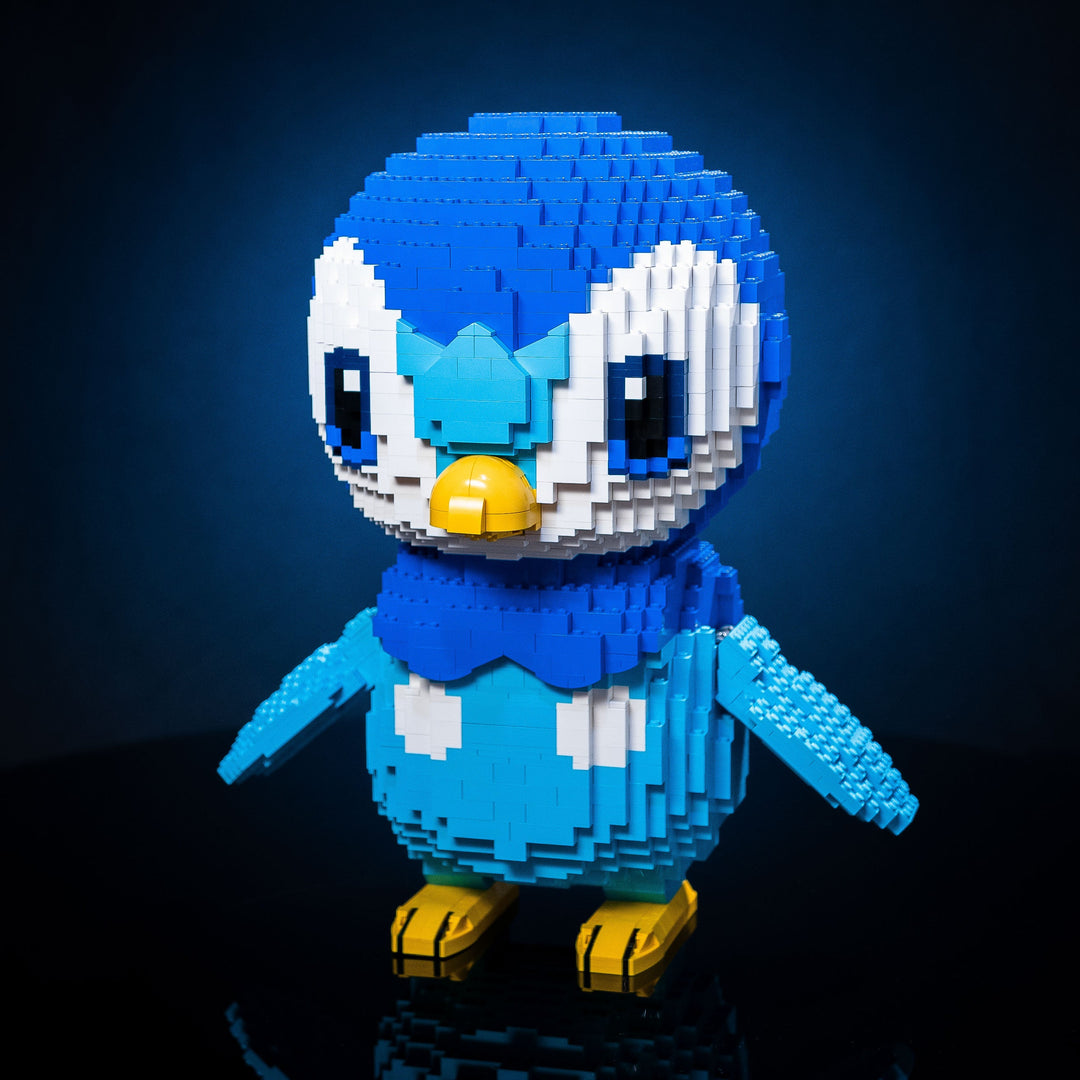 Proud Penguin Life-Sized Sculpture built with LEGO® bricks - by Bricker Builds