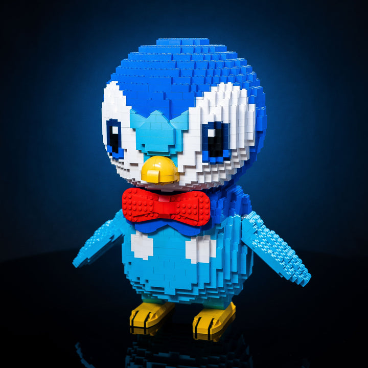 Proud Penguin Life-Sized Sculpture built with LEGO® bricks - by Bricker Builds