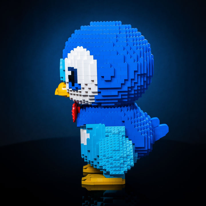 Proud Penguin Life-Sized Sculpture built with LEGO® bricks - by Bricker Builds