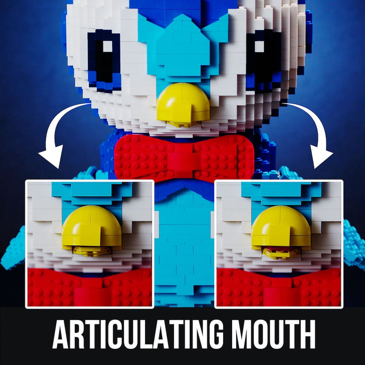 Proud Penguin Life-Sized Sculpture built with LEGO® bricks - by Bricker Builds