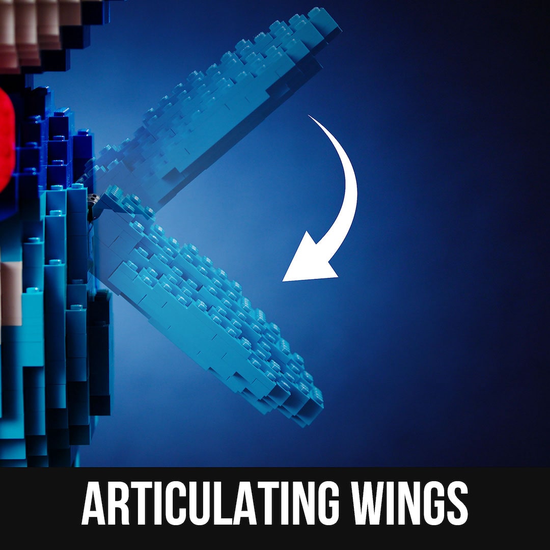 Proud Penguin Life-Sized Sculpture built with LEGO® bricks - by Bricker Builds