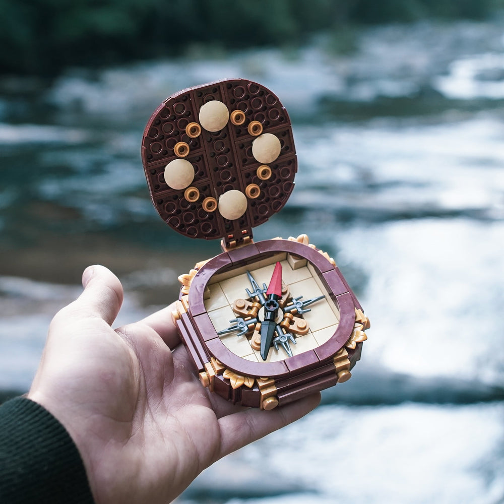 Pirate Compass Life-Sized Replica by Steven Erickson built with LEGO® bricks - by Bricker Builds