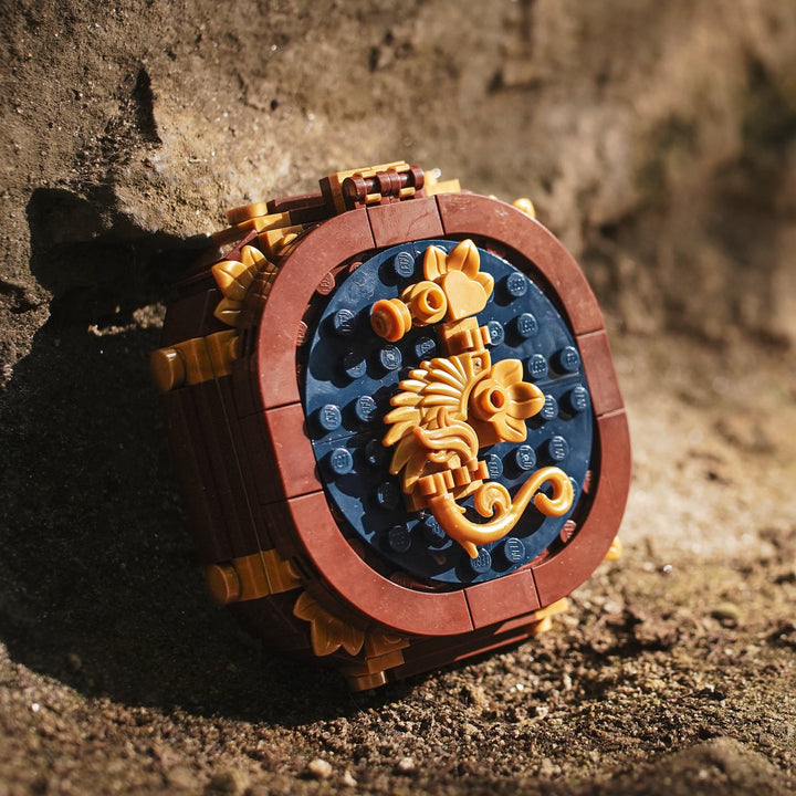 Pirate Compass Life-Sized Replica by Steven Erickson built with LEGO® bricks - by Bricker Builds