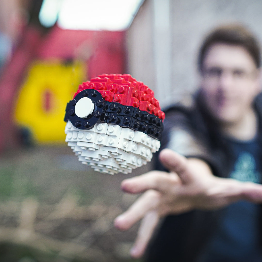 Classic Pocket Sphere in LEGO Bricks by Bricker Builds thrown by trainer Life-Sized Replica