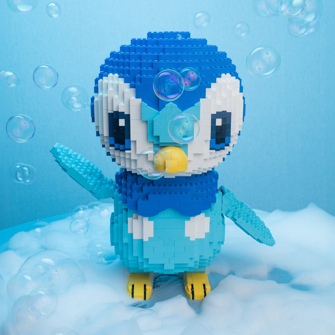 Proud Penguin Life-Sized Sculpture built with LEGO® bricks - by Bricker Builds